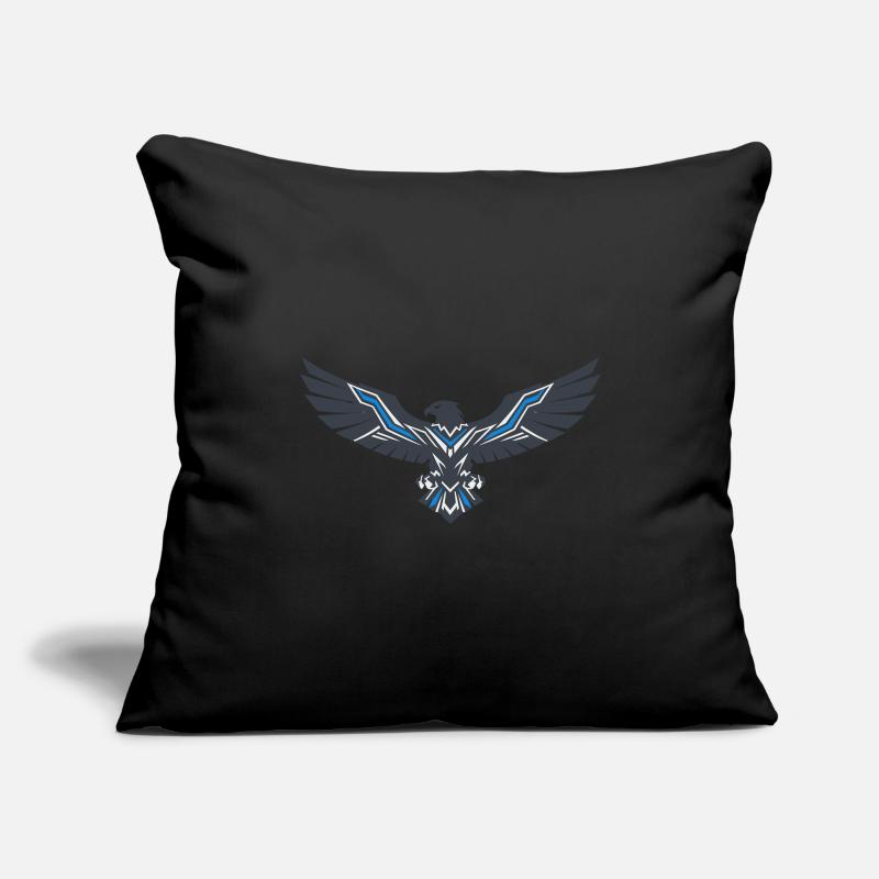 Geometric Eagle Blue Sofa pillowcase 17,3'' x 17,3'' (45 x 45 cm)