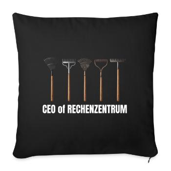 CEO of Rechenzentrum Leiter - Sofakissenbezug 45 x 45 cm - Schwarz - Vorne