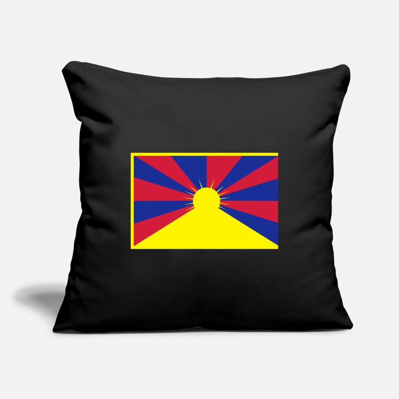 Flag of Tibet Sofa pillowcase 17,3'' x 17,3'' (45 x 45 cm)