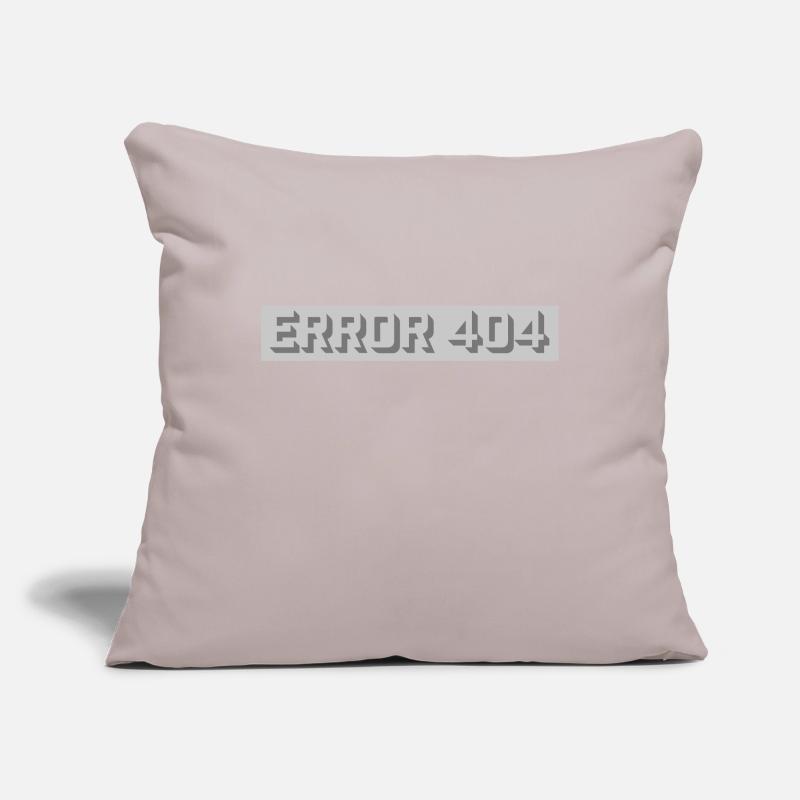 Computer Nerd Error 404 Sofa pillowcase 17,3'' x 17,3'' (45 x 45 cm)