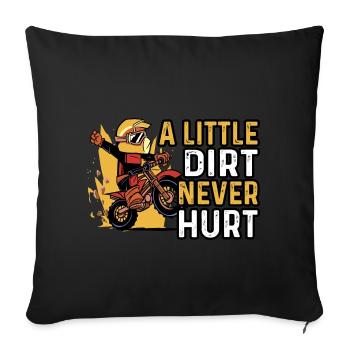 Motorbike Riding - Sofakissenbezug 45 x 45 cm - Schwarz - Vorne