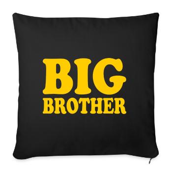 Big brother - Housse de coussin décorative 45 x 45 cm - noir - Devant
