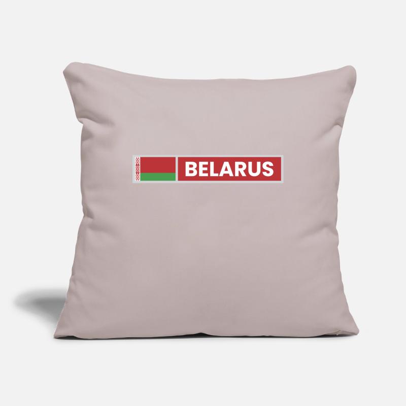 Drapeau de la Biélorussie Housse de coussin décorative 45 x 45 cm