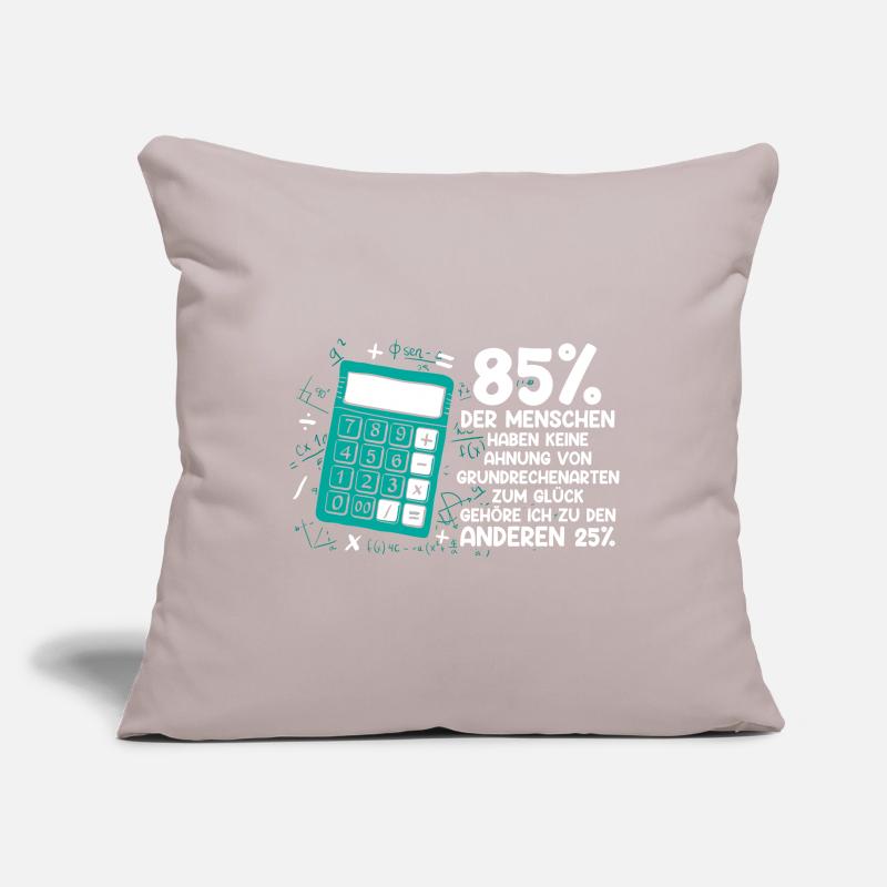 Math Math Teacher Calculator Sofa pillowcase 17,3'' x 17,3'' (45 x 45 cm)