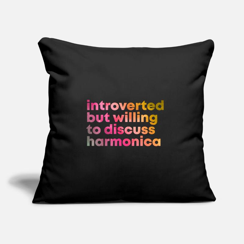 harmonica Housse de coussin décorative 45 x 45 cm