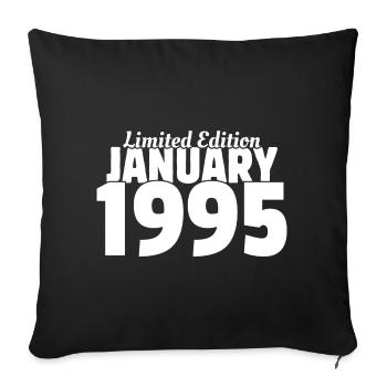 Edition Limitée Janvier 1995 - 30ème Anniversaire - Housse de coussin décorative 45 x 45 cm - noir - Devant