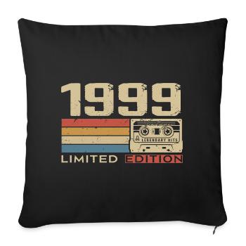 Legends 1999 Vintage 1999 Jubilee 1999 vintage - Sofa pillowcase 17,3'' x 17,3'' (45 x 45 cm) - black - Front