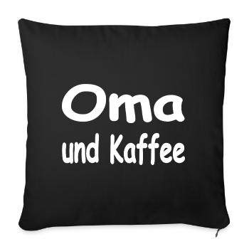 granny - Sofa pillowcase 17,3'' x 17,3'' (45 x 45 cm) - black - Front