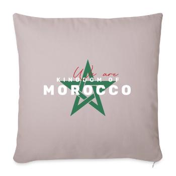 We are Kingdom of Morocco - Housse de coussin décorative 45 x 45 cm - taupe clair - Devant