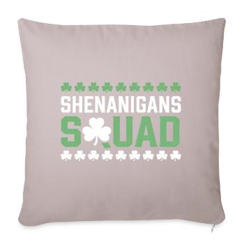 Shenanigans Squad Shamrock Tee - Sofa pillowcase 17,3'' x 17,3'' (45 x 45 cm) - light taupe - Front