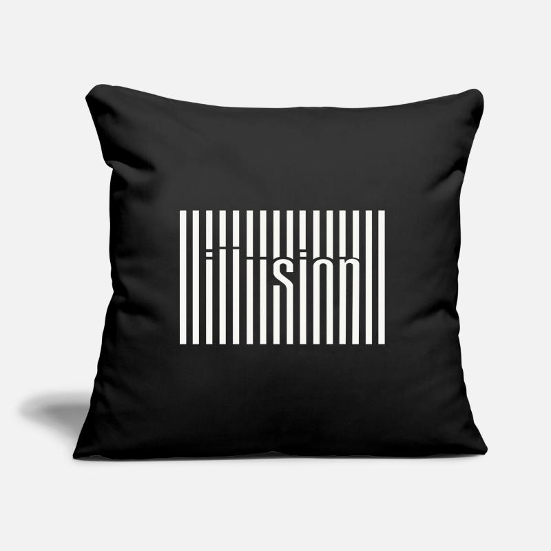 Barcode Illusion  Sofakissenbezug 45 x 45 cm