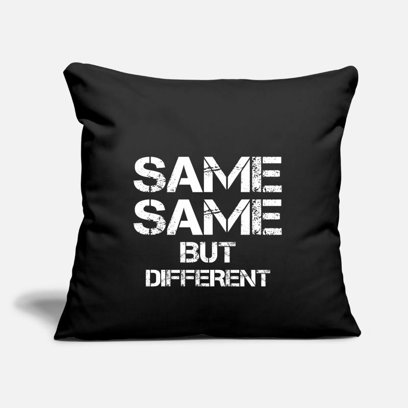Same but different Thailand quote Sofa pillowcase 17,3'' x 17,3'' (45 x 45 cm)