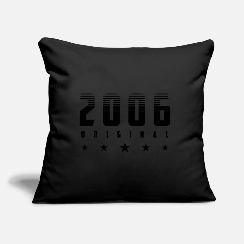 Original 2006 Year of birth | Color changeable Sofa pillowcase 17,3'' x 17,3'' (45 x 45 cm)