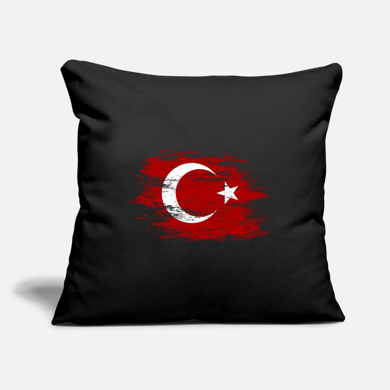 Dinde utilisée Housse de coussin décorative 45 x 45 cm