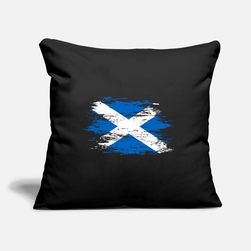 Drapeau de l’Écosse utilisé Housse de coussin décorative 45 x 45 cm