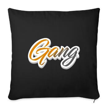 Équipe de gang - Housse de coussin décorative 45 x 45 cm - noir - Devant