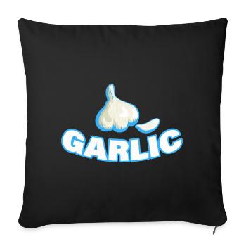 AIL - Housse de coussin décorative 45 x 45 cm - noir - Devant