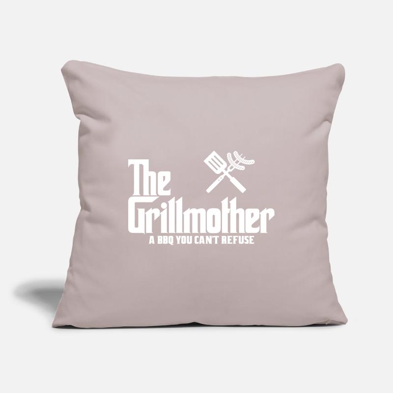 Die Grillmutter (dunkel) Sofakissenbezug 45 x 45 cm