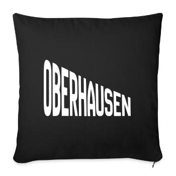 Oberhausen - Housse de coussin décorative 45 x 45 cm - noir - Devant