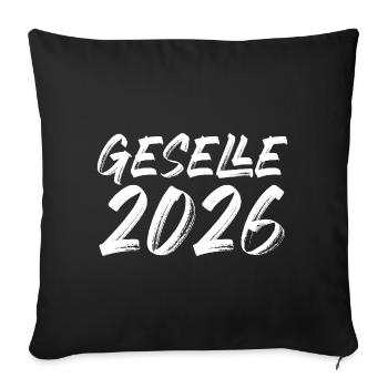 Journeyman 2026 - Sofa pillowcase 17,3'' x 17,3'' (45 x 45 cm) - black - Front