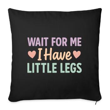 Cute Saying Humor Meme Funny Gift Idea - Sofa pillowcase 17,3'' x 17,3'' (45 x 45 cm) - black - Front