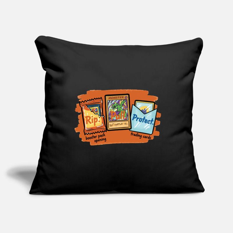 Rip Pull Protect Trading Card Booster Pack Opening Sofa pillowcase 17,3'' x 17,3'' (45 x 45 cm)