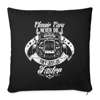 Classic Car Classic Car Hot Rod Gift Idea - Sofa pillowcase 17,3'' x 17,3'' (45 x 45 cm) - black - Front