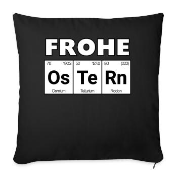 Éléments de Pâques - Housse de coussin décorative 45 x 45 cm - noir - Devant