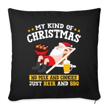 My Kind Of Christmas - Christmas in Summer - Sofa pillowcase 17,3'' x 17,3'' (45 x 45 cm) - black - Front