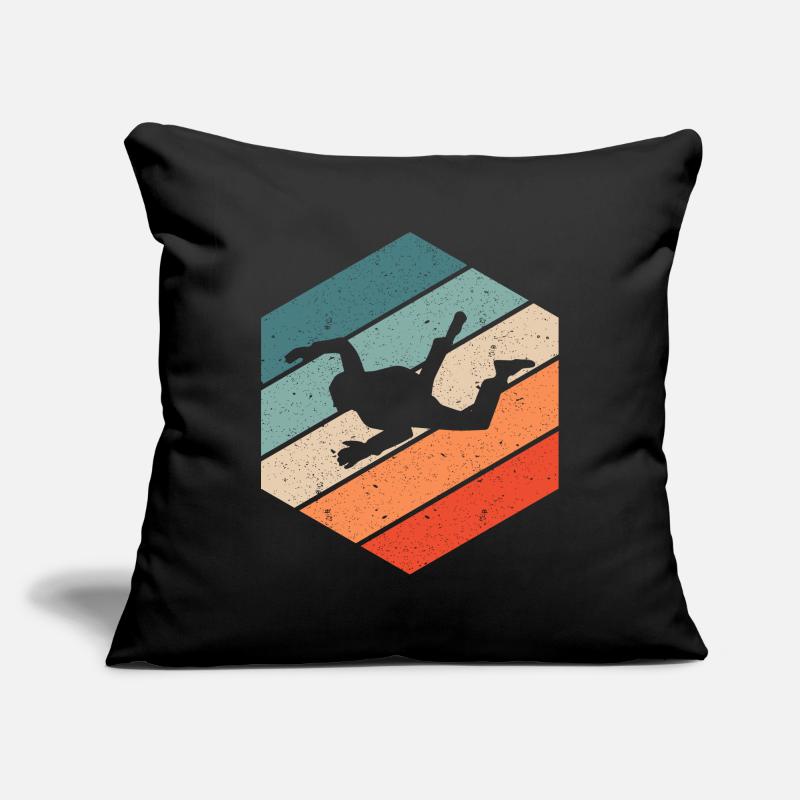 Fallschirm Springer Skydive Retro Vintage Geschenk Sofakissenbezug 45 x 45 cm