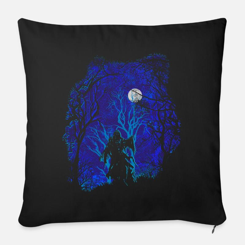 Scary Woods (Ghost) - Sofakissenbezug 45 x 45 cm - Schwarz