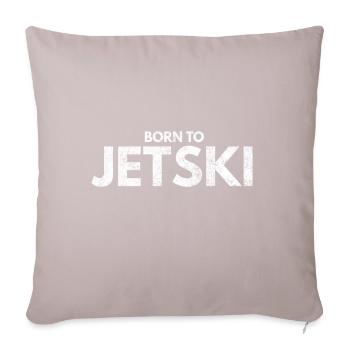 Jetski Strand Meer Urlaub Sport Sommer Geschenk 4 - Sofakissenbezug 45 x 45 cm - helles Taupe - Vorne