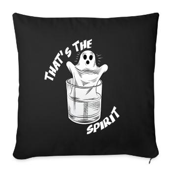 C’est l’ Halloween Ghost Drôle - Housse de coussin décorative 45 x 45 cm - noir - Devant