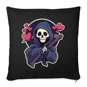 Grim Reaper - Sofa pillowcase 17,3'' x 17,3'' (45 x 45 cm) - black - Front