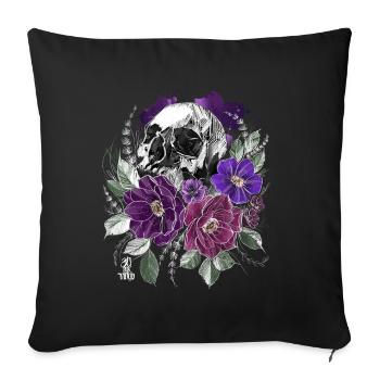 BunterSkull - Sofakissenbezug 45 x 45 cm - Schwarz - Vorne