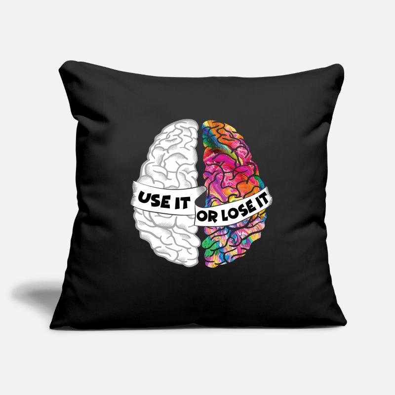 Use It Or Lose It - Analytic Creative Brain Sofa pillowcase 17,3'' x 17,3'' (45 x 45 cm)