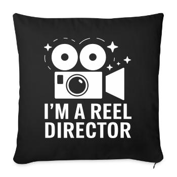 Filmmaker Film Director Cinematographer Film - Sofa pillowcase 17,3'' x 17,3'' (45 x 45 cm) - black - Front