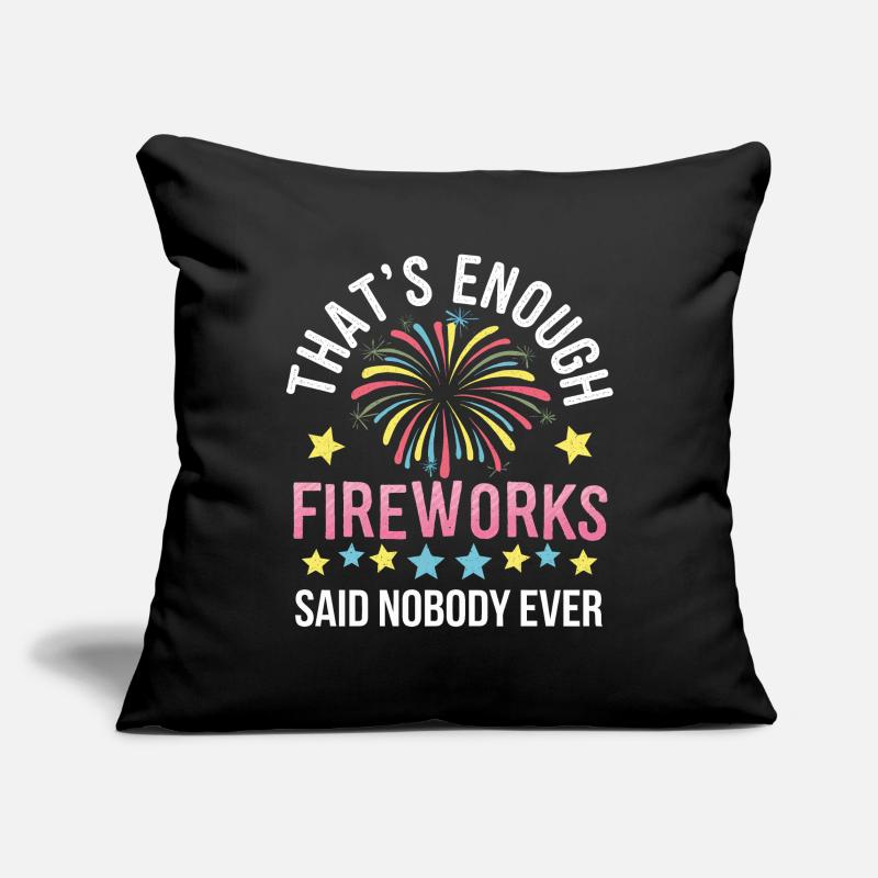 Pyrotechnics Fireworks Pyrotechnics Sofa pillowcase 17,3'' x 17,3'' (45 x 45 cm)