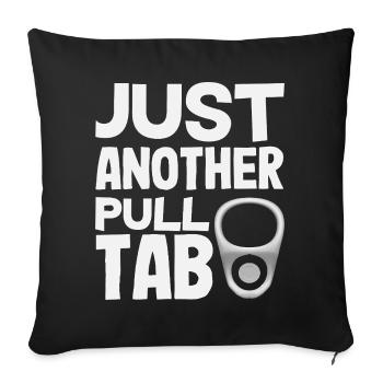 Juste un autre délire de sonde par onglet de boîte - Housse de coussin décorative 45 x 45 cm - noir - Devant