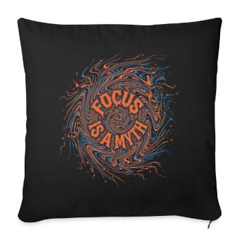 Focus Myth - Sofakissenbezug 45 x 45 cm - Schwarz - Vorne