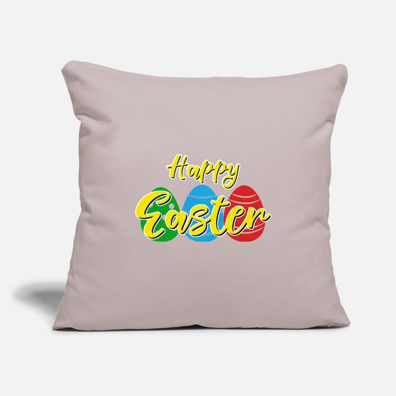 Happy Easter - Easter bunny Easter eggs celebration gift Sofa pillowcase 17,3'' x 17,3'' (45 x 45 cm)