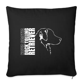 NOVA SCOTIA DUCK TOLLING RETRIEVER Profil Wilsigns - Housse de coussin décorative 45 x 45 cm - noir - Devant