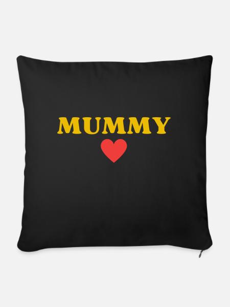 Best Mummy ever - Sofakissenbezug 45 x 45 cm - Schwarz