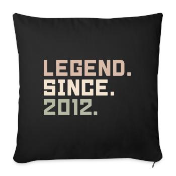 Les légendes sont nées en 2012 Idées cadeaux 2012 - Housse de coussin décorative 45 x 45 cm - noir - Devant