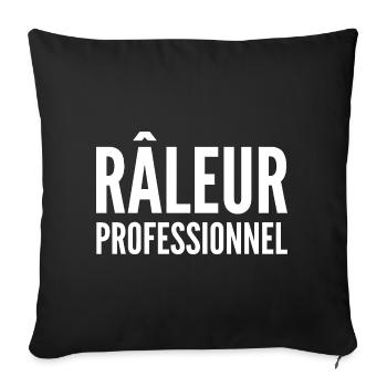 Grumpy Humor Complaining Professional - Sofa pillowcase 17,3'' x 17,3'' (45 x 45 cm) - black - Front