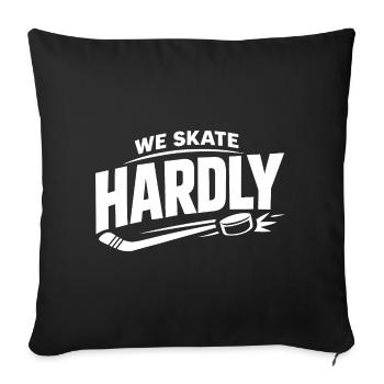 Ligue de la Bière Hockey Humour des joueurs drôles de hockey - Housse de coussin décorative 45 x 45 cm - noir - Devant