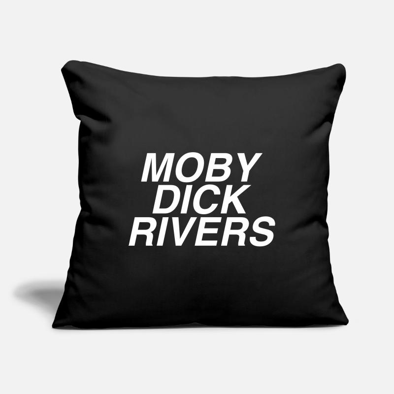 moby dick Flüsse Sofakissenbezug 45 x 45 cm
