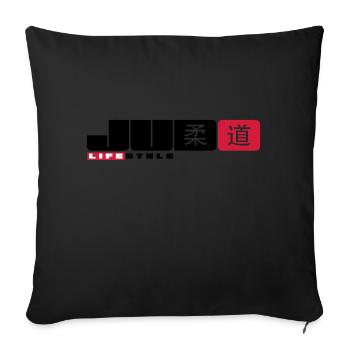 judo - Sofa pillowcase 17,3'' x 17,3'' (45 x 45 cm) - black - Front