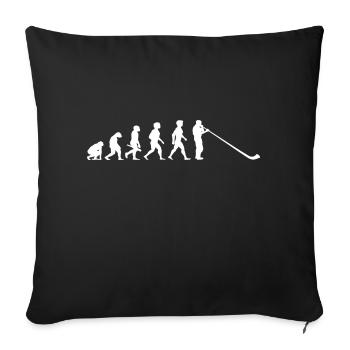 Evolution Alphorn Alpenhorn Musique - Housse de coussin décorative 45 x 45 cm - noir - Devant