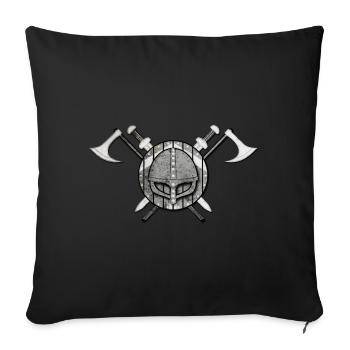Shield 5 - Sofa pillowcase 17,3'' x 17,3'' (45 x 45 cm) - black - Front